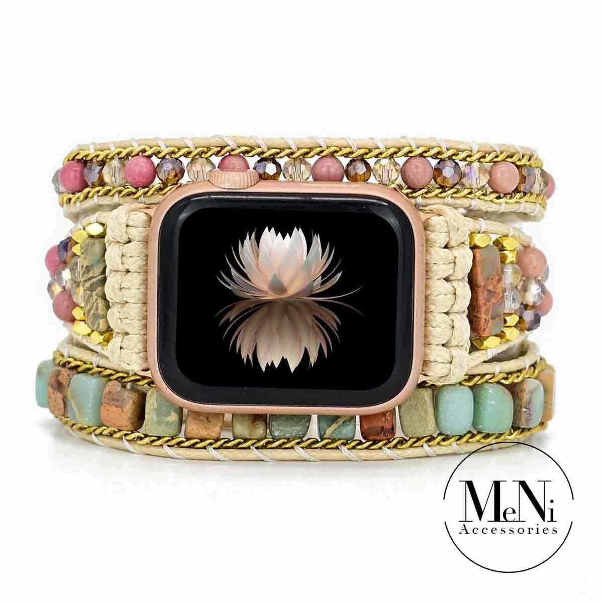 Boho Apple Watch band for Women Beaded